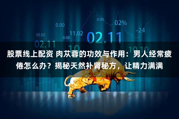 股票线上配资 肉苁蓉的功效与作用：男人经常疲倦怎么办？揭秘天然补肾秘方，让精力满满